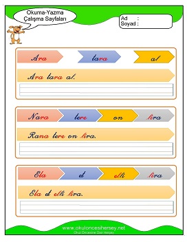 r sesi Grubu Çalışma Sayfaları